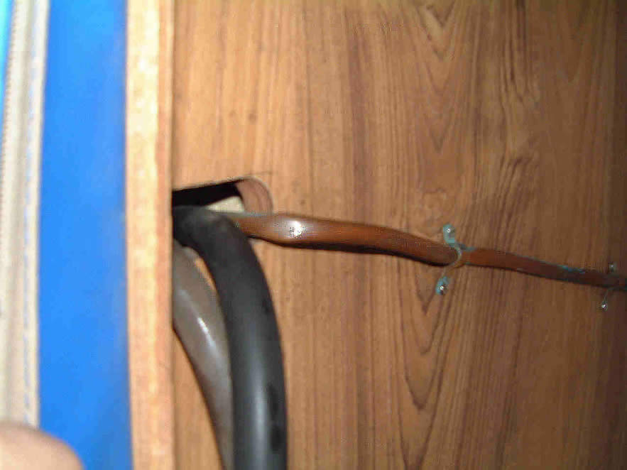 gas pipe damage